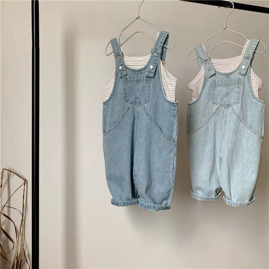Aspyn denim overall